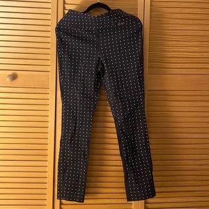 Black polka dot pants